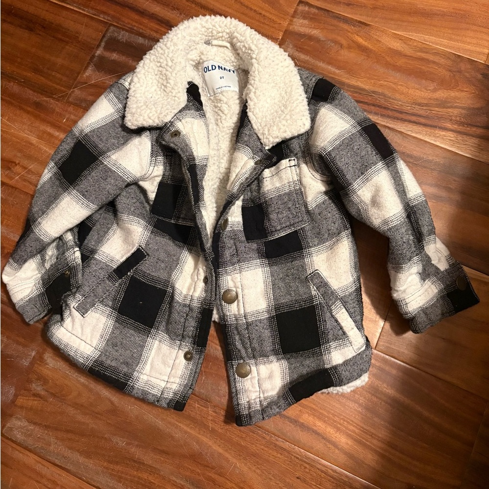 Kids toddler‎ plaid shacket size 2t k1